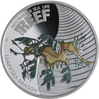 Australien-50 Cent-2009-AGpp-Leafy Sea Dragon-Farbe-RS