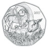 Osterlamm 5 Euro Gedenkmuenze Silber Österreich