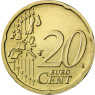  Belgien 20 Cent 2012 Koenig Albert II   Praegefrisch 