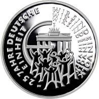 25 Euro Münzen Polierte Platte deutsche Einheit