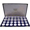 Kanada-14x10+14x5 Dollar-1973-1976-AGstgl-Olymp Montreal 76-Etui