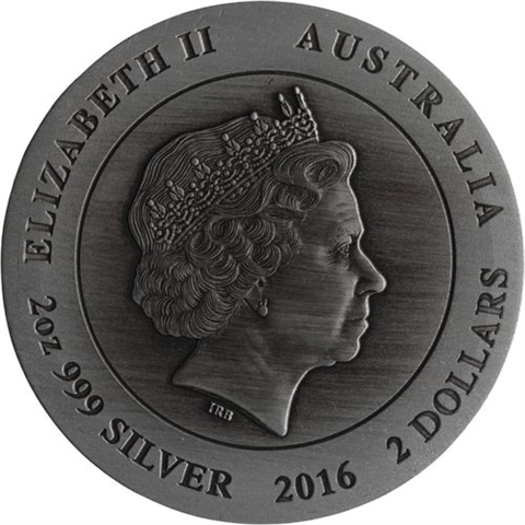 Australien-2 Dollar-2016-AGaf-Känguru-RS