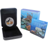 Australien-50 Cent-2009-AGpp-Farbe-Lionfish-Etui