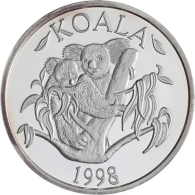 Australien-1 Unze-1998-AGstgl-Koala-RS