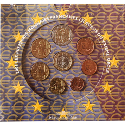 Frankreich 3,88 Euro 2001 Stgl. KMS im Folder