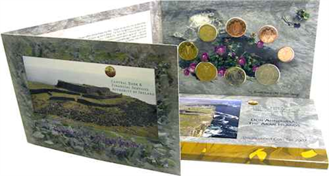 Irland 3,88 Euro 2007 Stgl. KMS 1 Cent - 2 Euro The Aran Islands im Folder I