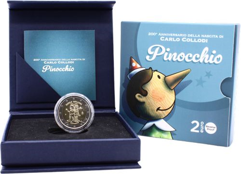 Italien-2-Euro-2026-Reverse-Proof-Pinocchio-Etui