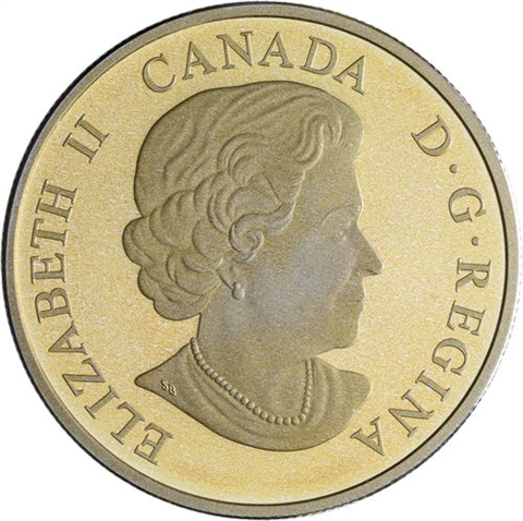 Kanada-20 Dollar-2014-AG-Polar Bear-Farbe-RS