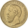 Kaiserreich 10 Mark 1875-1888 Friedrich I. Grossherzog von Baden J.186 I