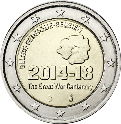 Belgien-2-Euro-2014-Weltkrieg-RS