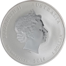 Australien-1 Dollar-2014-AGstgl-Farbe-Pferd-VS