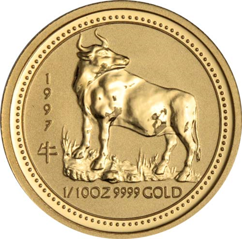 Australien-15Dollar-1997-AUstgl-LunarI-Ochse-RS