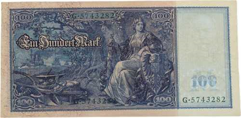 RO.44-100Mark-21.4.1910-gebraucht-RS