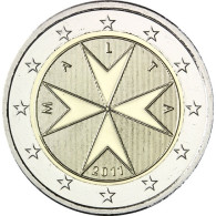 Kursmünzen Malta 2 Euro 2011 Malteser Kreuz Sondermünzen Gedenkmünzen Sammlermünzen Zubehör Münzkatalog 