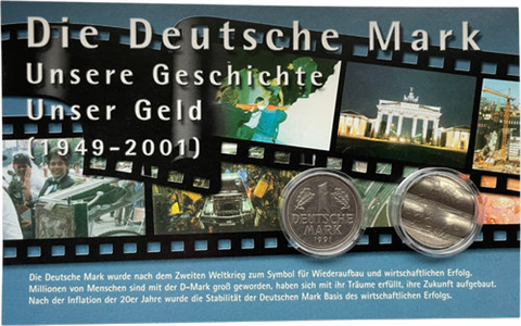 Deutschland-2x1DM-Kursmünze-1xentwertet-VS