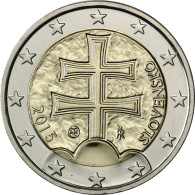 Slowakei 2 Euro 2015 Doppelkreuz