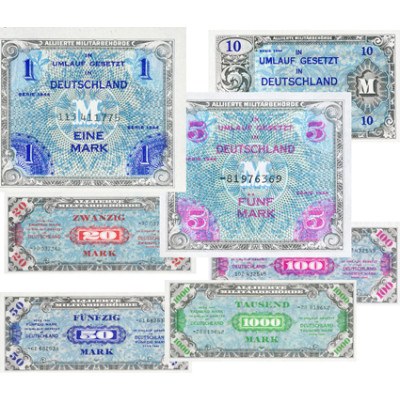 Banknoten Alliierten Militärbehörde 1944