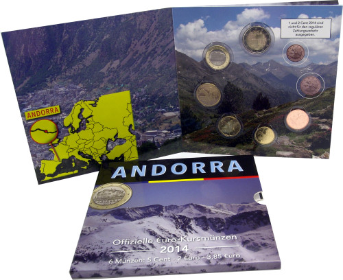 Münzen aus Andorra 2016