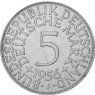 Deutschland 5 DM 1956 F Silberadler