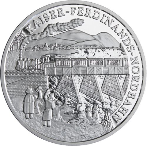 Österreich-6x20Euro-2007-2009-AGpp-Eisenbahn-EtuiI