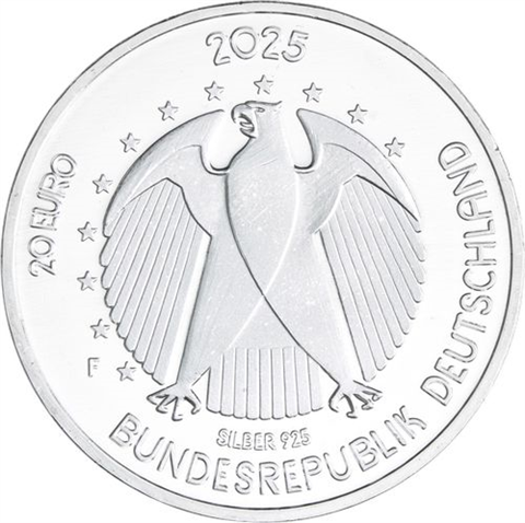 Deutschland-20 Euro-2025-AGstgl-Elly Heuss-Knapp-RS