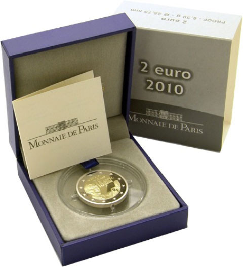 Frankreich 2 Euro 2010 PP  Appel von Charles de Gaulle