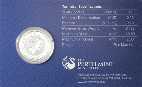  Silber Koala Serie Australien 2011 in Coin Card 