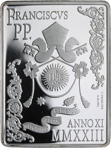 Vatikan-25Euro-2023-AGpp-Perugino-Etui