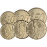 Frankreich-10-Cent-2025-,-20-Cent-2025-,-50-Cent-2025-RSVS-
