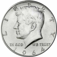 USA-Halbdollar-Kennedy-1964-I