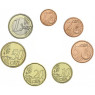 Euro Cent Muenzen KMS aus Belgien 2017