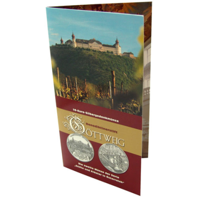 Österreich-10-Euro-2006-Silber-Hgh-Göttweig-Folder