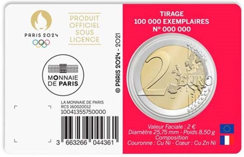 Frankreich-2-Euro-2021-bfr-Paris-2024-Olympische-Spiele-Nr-2-I