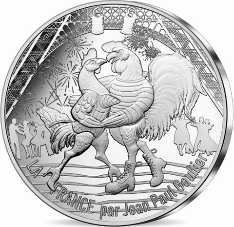 Frankreich 50 Euro 2017 Silber Jean Paul Gaultier Silber 14 Juli