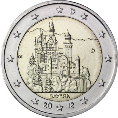 Deutschland-2-Euro-2012-Schloss-Neuschwanstein-D