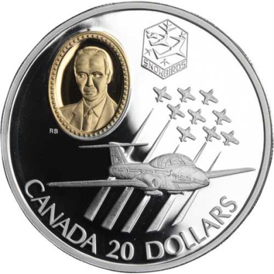 Kanada-20 Dollar-1997-PP-Canadair CT-114 Tutor-RS