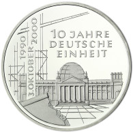 Deutschland 10 DM Silber 2000 Stgl. 10 Jahre Deutsche Einheit