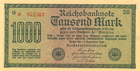 RO75-DeutschesReich-1000Mark-15091922-Reichsbanknote–Rosenberg75-RS