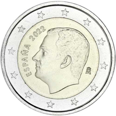 Spanien-2Euro-2022-Felipe