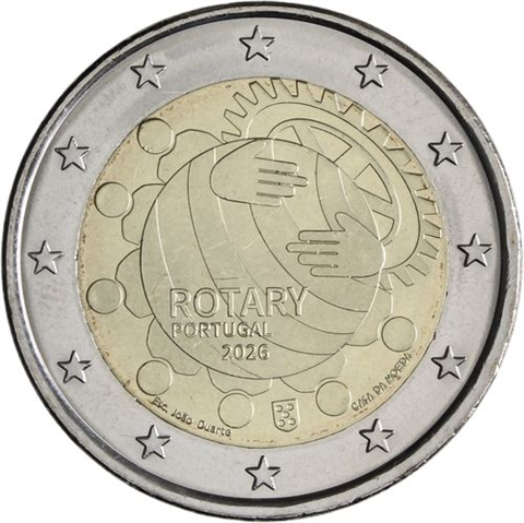 Portugal-2 Euro-2026-bfr-Rotary Club-RS