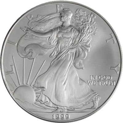 USA-1 Dollar-1999-AGstgl-Silver Eagle-RS