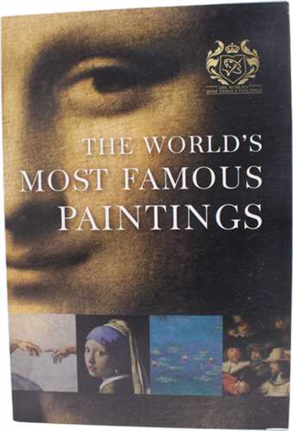 24xMedaille+1AU-Farbe-Worlds most Famous Painting-Folder