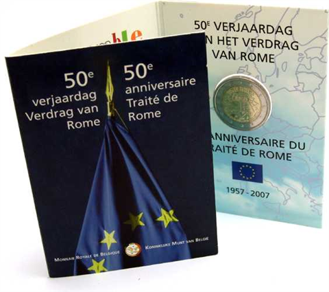 Belgien 2 Euro 2007 stgl. Römische VerträgeCC