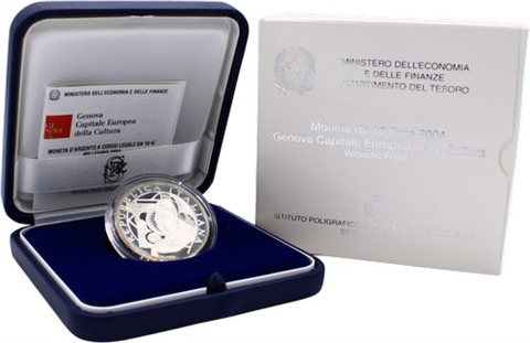 Italien-10 Euro-2004-AGpp-Genova-VS