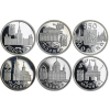 Russland-6x1-Rubel-1997-Silber-PP–850-Jahre-Moskau-RS