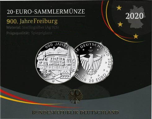 deutschland-20-euro-2020-900-jahre-stadt-freiburg