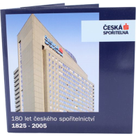 Österreich-3,88 Euro-2005-Stgl-Kurs-Ceska Bank-Folder
