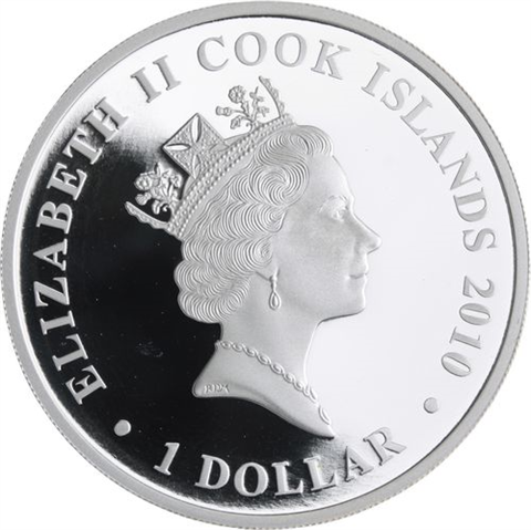 Cook Islands-1 Dollar-2010-AGpp-Battle of Trafalgar-RS