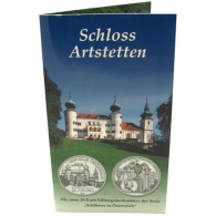 Österreich-10-Euro-2004-Silber-HGH-Artstetten-Folder