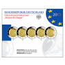 Deutschland 5 x 2 Euro 2015 PP 30 Jahre Europa-Flagge im Folder der VfS